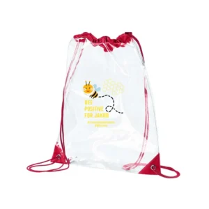 Bee Positive Clear Bag