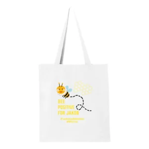 Bee Positive Shopping Tote